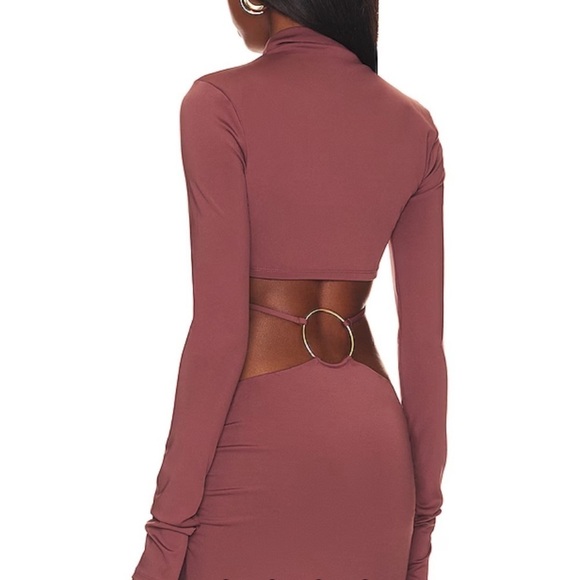 NWT‎ Not Yours To Keep Julia Crop Top in Mocha Size Small - Picture 2 of 10